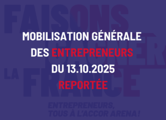 Report du grand rassemblement patronal initialement prévu le 13 octobre 2025