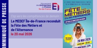Le MEDEF Île-de-France reconduit la Fête des Métiers et de l’Alternance le 20 mai 2026
