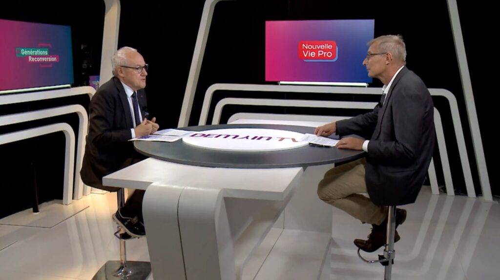 Reconversion professionnelle quels enjeux pour les entreprises Bruno Berthet sur Demain TV